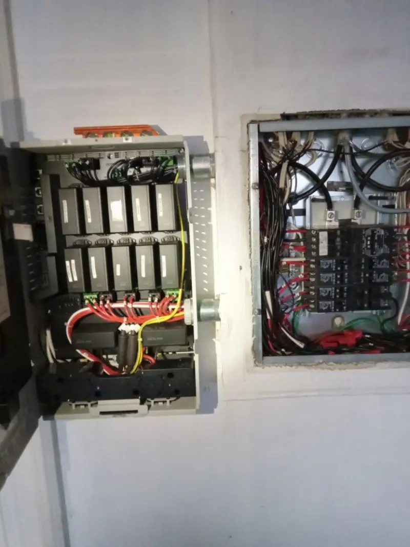 Electrical panel upgrade completed for Security Camera Wiring in East Lake-Orient Park